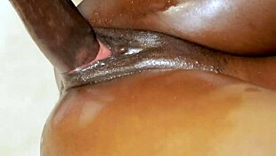 naija girl bends over coach for deep wet pussy doggy with big black cock