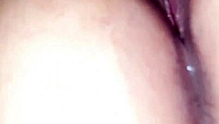 Experience the hidden thrills of doggy style creampie in intimate close-up detail