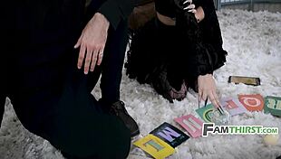 bred my goth teen step sis through her halloween stockings under spirits watch 😈👻 asteria jade nade nasty