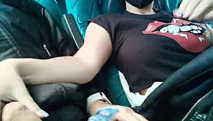 dude on the bus, i blew him then rode for creampie - blakeproductions