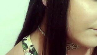 Pretty hairy novinha strips nude and plays with toys in cute beaver masturbation part 1