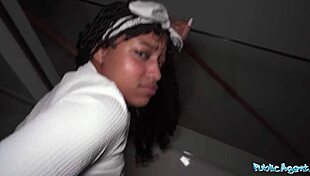 Big Brazilian tits and ass take hard public pounding from agent POV