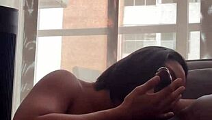 stepdad's huge cock stuffs my tight 18+ mouth deepthroat amateur couple blowjob!