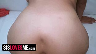 Quarantine Quarantine Stepsiblings Devour Shaved Pussy and Cock Cowgirl Doggystyle in Cute Dresses