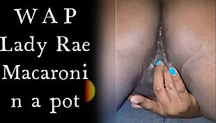 damn lady raex's juicy wet ass and shaved pussy got me fingering hard