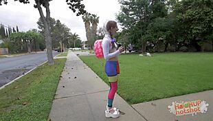 smiling alice march crams cock before deep gagging delight