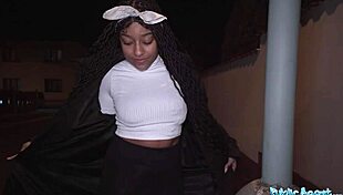 Big Brazilian tits and ass take hard public pounding from agent POV