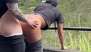 hot young colombian couple films doggystyle in medellin park gone wrong