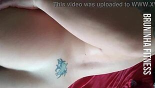 Fiery Redhead Flaunts Shaved Pussy on Bike Ride