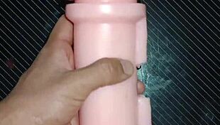 kissy blowjob leads to creampie filling her tight entrance completely