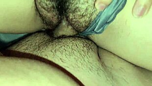 sexy college student's juicy hairy pussy gets first time creampie close-up pov?