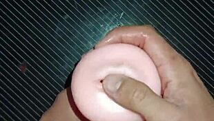 kissy blowjob leads to creampie filling her tight entrance completely