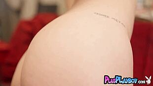 damn, check out this small tits blonde teen model's perfect round ass naked