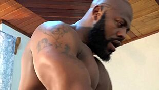 Brunette babes crave black cock in garage casting workouts!