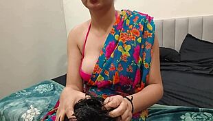 stepmom confuses massage for sex! stepson gets full service!!