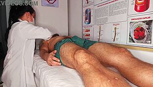 whoa i got rock hard right in front of the hot nurse in her hospital room