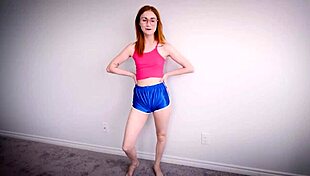 Naughty blonde teen begs stepdad to stroke her juicy pussy right?