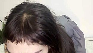 wanna see this emo goth latina's sloppy deepthroat gagging tears choking huge dildo all the way homemade? 😢🍆