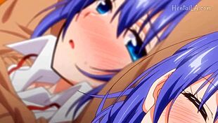 Lesbians Scissor and Lick Fiercely in School