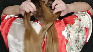 I came all over my stepmom's long shaved hair and she just smiled swallowing taboo mommy roleplay