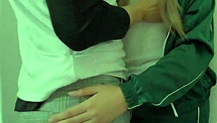 Classroom Big Ass Student Convinced for Hard Mouth Fuck and Creampie!