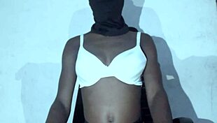 skinny amateur plays with her natural tits solo