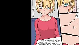 that huge tall girl on the train makes you imagine wild comic fantasies