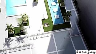 सारा जे की कर्वी मिल्फ बॉडी कांपती क्लोज़-अप जीभ बड़े चूचों चूत चोदकर स्क्वर्टिंग ऑर्गेज़्म