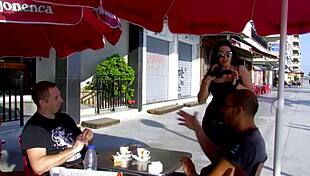 looking for a nice big cock street beauty? this shapely brunette teen deepthroats and cums hard!