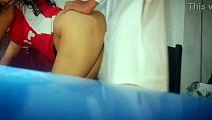 Stepsis visits stepdad doctor cheats husband with hot clinic sex