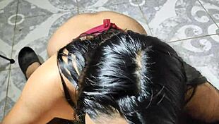 sexy latina can't get enough of deep anal thrills