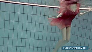 Katya Okuneva, tease us in red dress by pool?