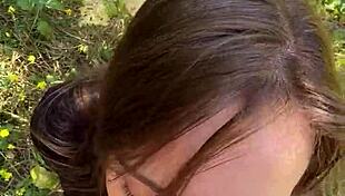 Pov Petite Nadia Noja Hiking Blowjob Deepthroat