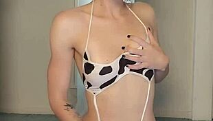 missalice grinds cowgirl on massive dildo riding hard with intense hip thrusts and deep toy penetration for wild orgasmic pleasure