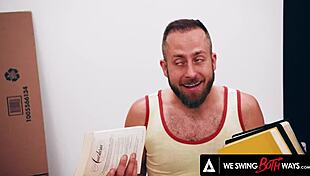 wild bisexual threesome rocky emerson inks deepthroat doggystyle double penetration