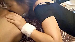 french slut's black satin dress hides anal plug rimming in lingerie heels dogging frenzy