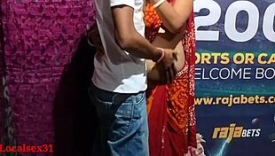 bengali bhabhi bends over for hardcore doggy chudai on ranch with hairy pussy creampie