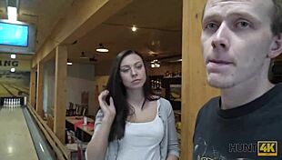 Hunt4k Lucky Fucker Scores Epic Bowling Alley Pickup Fuck!