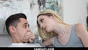 स्टेपब्रदर्स स्लीपओवर से स्टेपसिस्टर्स के साथ स्टेमी थ्रीसम