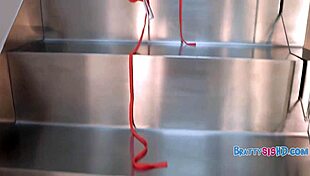 cute tiny 18+ stepsis rides shaved pussy on bro's cock after pranks