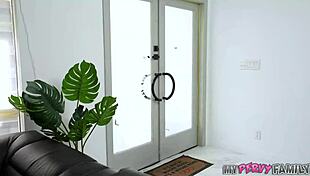 so mypervyfamily stepsis harlow west with those big tits bends over tempting stepbro for some naughty doggystyle riding that shaved pussy