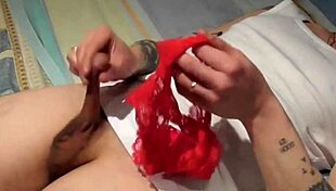 stepsis catches me with her panties and finishes me off swallowing every drop