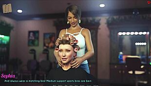 A Wife And Stepmother Play Naughty Game Together