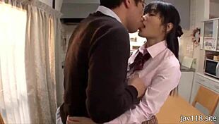 Bold japanese milf boss gets fucked hard in couper jav house scene