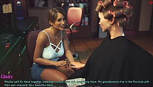 A Wife And Stepmother Play Naughty Game Together