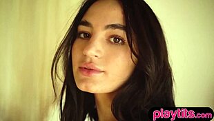 can you handle this gorgeous latina milf stripping bare to flaunt her petite naked curves?