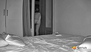 Curvy Latina Masturbates on Balcony While Neighbor Watches Public Amateur Show