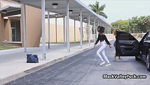 the story unfolds as two hot black 18+ teen babes join for ebony interracial threesome pounding