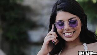 Dialogic Petite latina teen gina valentina licks horny milf brandi love's big tits pussy