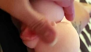 petite emy angel gropes her pussy with dildo toy play